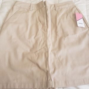 IZOD khaki skirt size 9